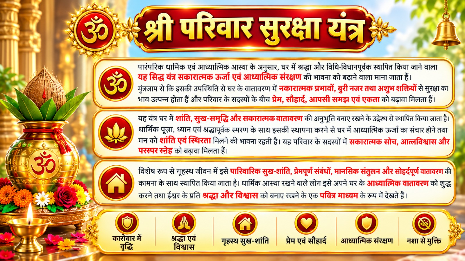 श्री परिवार सुरक्षा यंत्र